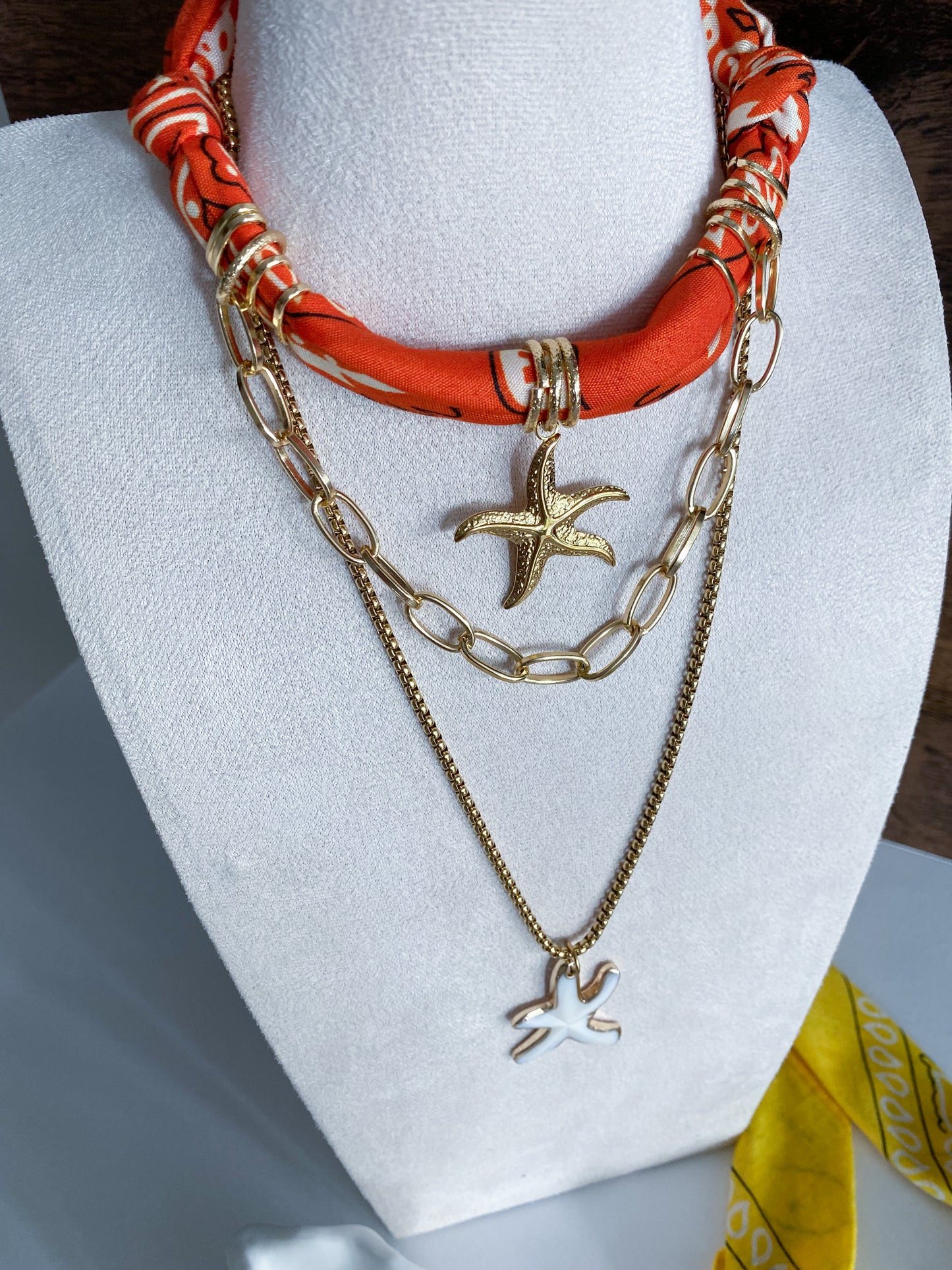 Tropical Bandanas Necklace