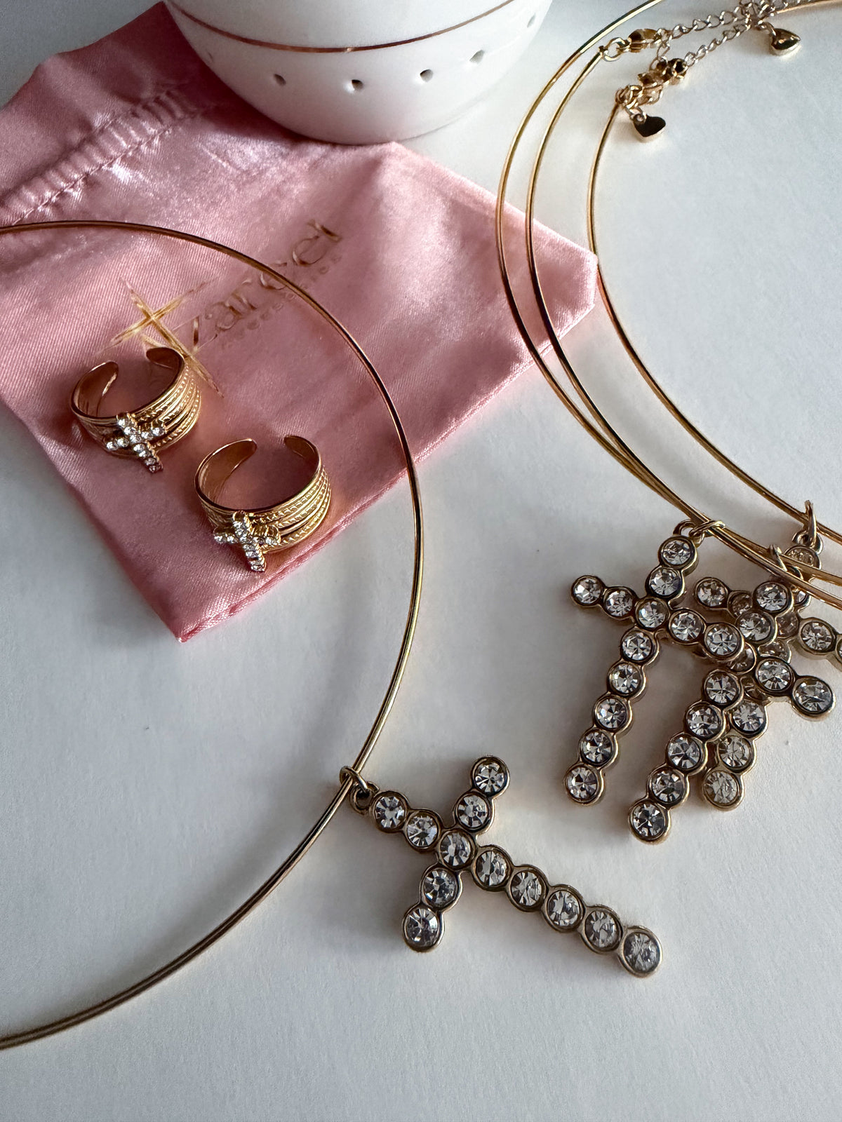 Crystal Cross Necklace