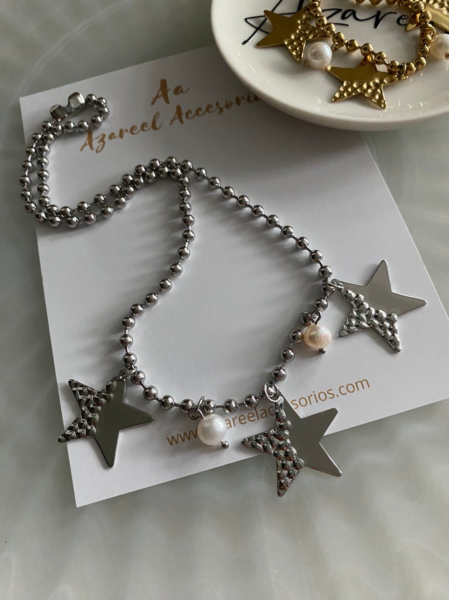 Triple Star Necklace