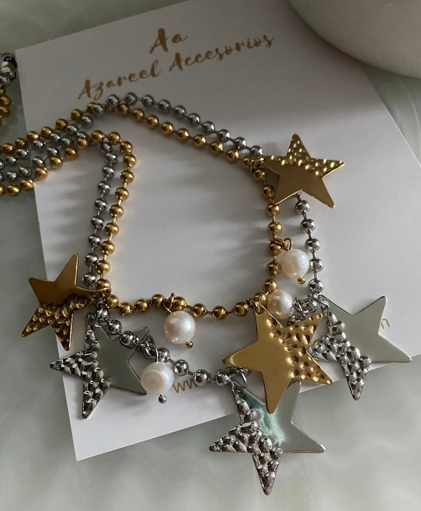 Triple Star Necklace