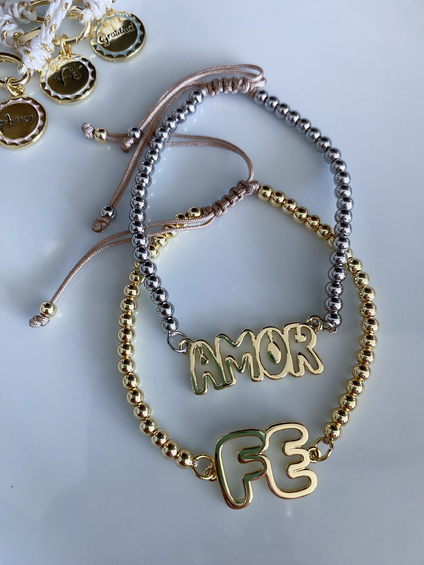 Fe y Amor Inquebrantable Bracelets