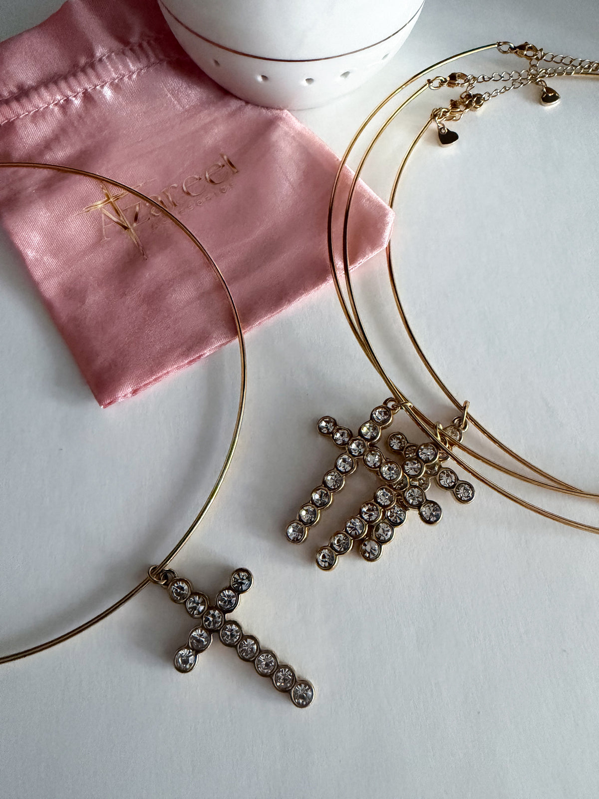 Crystal Cross Necklace