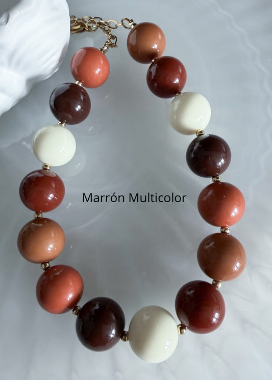 Bubblegum Neutral Tones Necklace